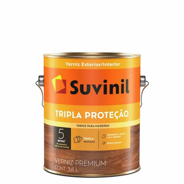 Verniz Tripla Proteção Brilhante 3,6L Suvinil