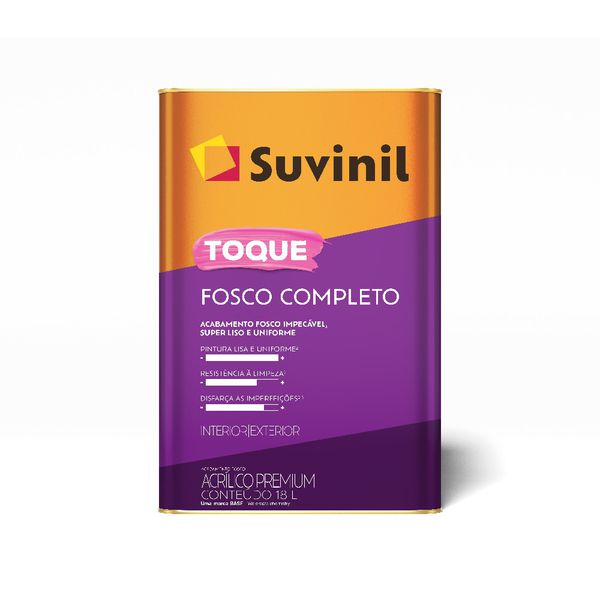 Suvinil Acrílico Fosco Completo Premium Branco 18L