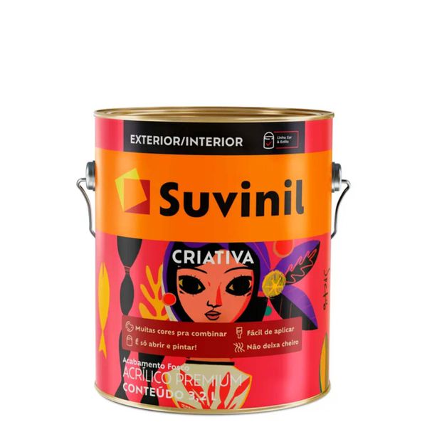 Suvinil Criativa Branco Neve 3,6L