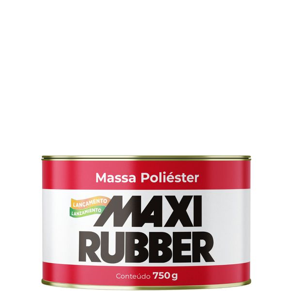 Massa Poliester 750g Maxi Rubber