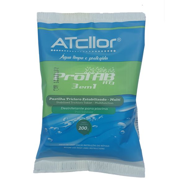 Pastilha Para Piscina Tricloro 200 Gr