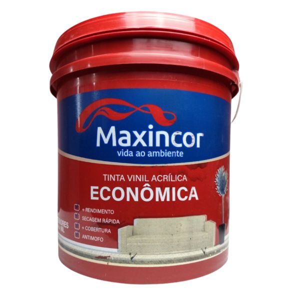 Tinta Acrilica Econômica Parede 16 Litros Maxincor