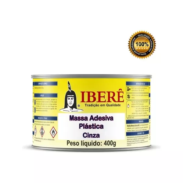 Massa Adesiva Plástica Iberê Com Catalizador 400g