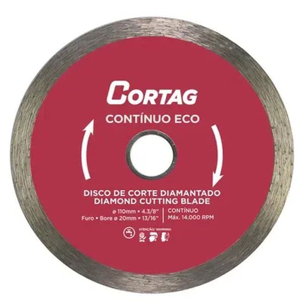 DISCO DIAMANT.CORTAG 110MM CONTINUO 