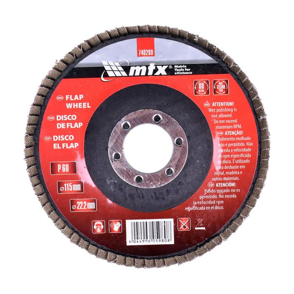 LIXA FLAP DISC 115X22 G60 MTX