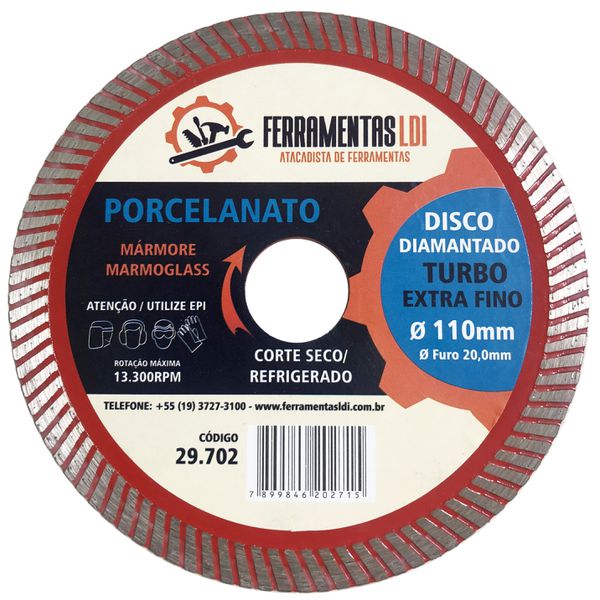 LDI DISCO DIAMANT. 4 TURBO.8MM PAST. PORCELANATO EXTRA FINO LDI 