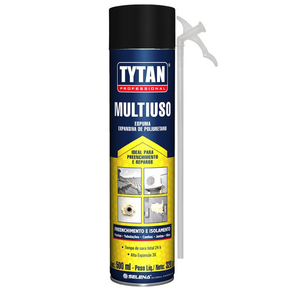 Espuma Expansiva de Poliuretano 500ml TYTAN