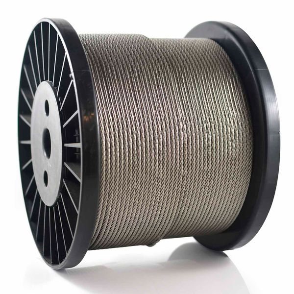 Cabo de Aço 5/32 AF. Galvanizado TRD. 6x7 Rolo 100 metros