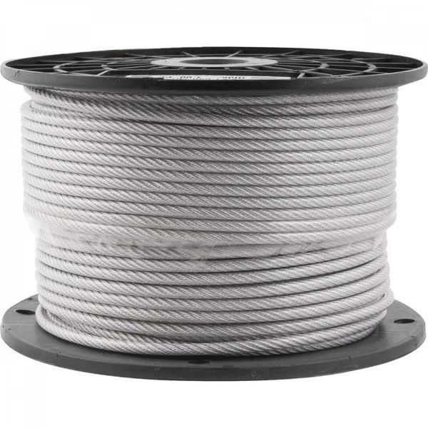 CABO D/ACO A 1/16 AA GALV. TRD. 6X 7 PLAST. ROLO 480MTS