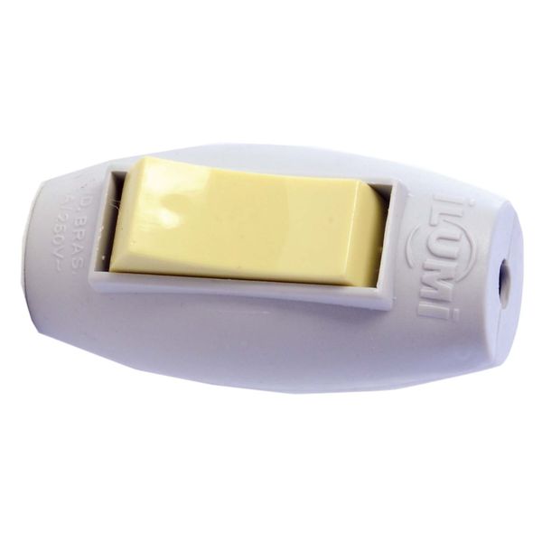 INTERRUPTOR MEIO CORDAO CINZA 1649 PCT C/10PCS ILUMI