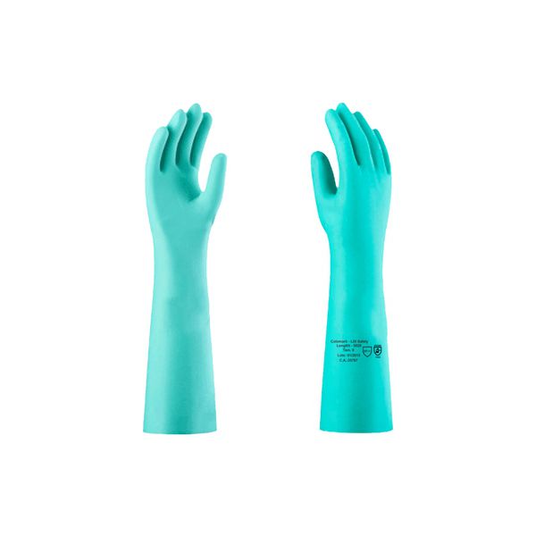 LDI LUVA LONGNIT 5020- 8(M) LATEX NITRIL.PALMA ANTI.46CM CA 43615