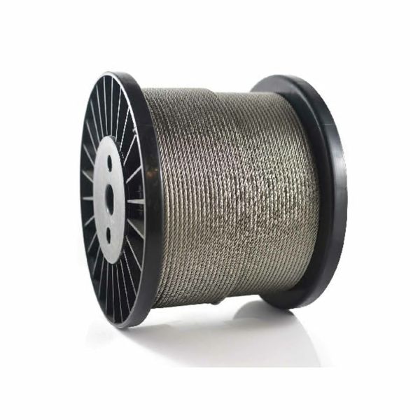 Rolo 100m Cabo De Aço Galvanizado 1/8 3,2mm 6x7 Alma De Fibra 