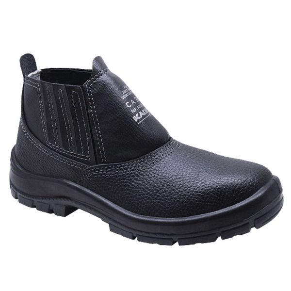 BOTINA COURO BIDENS ELASTICO C/ BICO ACO N.38 KADESH C.A 36935