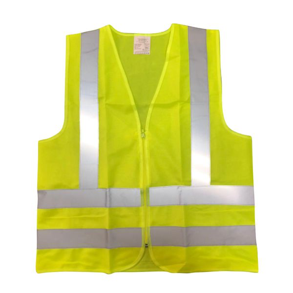 LDI COLETE REFLETIVO VERDE LIMAO C/ BOLSO MOD:12001 TAM XG
