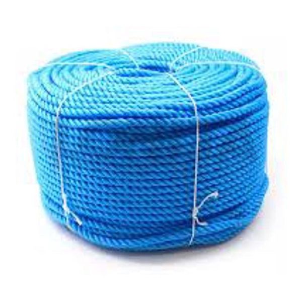 CORDA NYLON TORCIDA 10MM AZUL NACIONAL 11KG/ROLO APROX.