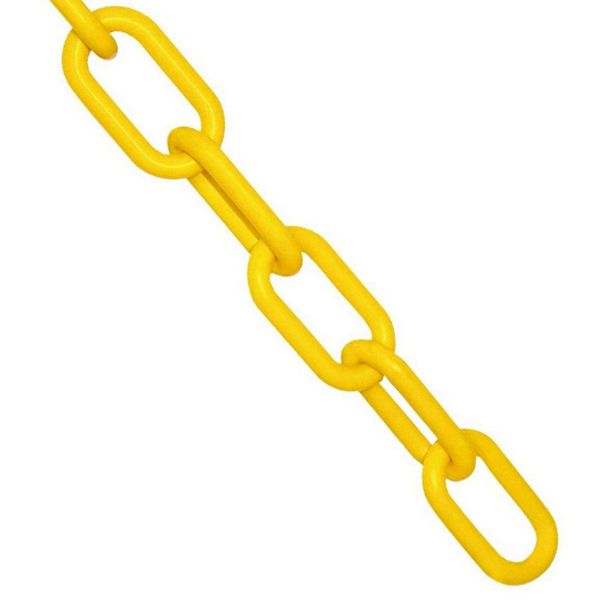 CORRENTE PLAST. P/SINAL. AMARELA ELO GRANDE