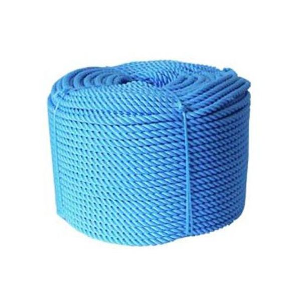 CORDA NYLON TORCIDA 16MM AZUL NACIONAL 25KG/ROLO APROX.