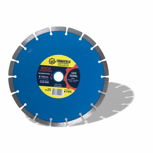 LDI DISCO DIAMANT. 9 SEGMENTADO LISO SUPER LDI INDUSTRIAL