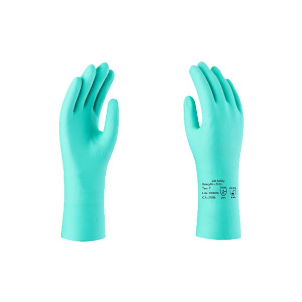 LDI LUVA NITRILICA SAFETYNIT C/FORRO 5010- 9(G) CA 43609