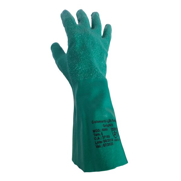 LDI LUVA GRIPNIT MOD:6050- 8(M) PVC C/GRANULOS CERAMICO CA 43155