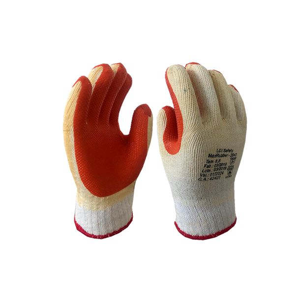 LDI LUVA MAXRUBBER TERMICA 2040-8,5(M) F.ALGODAO P/BORRA. PAR CA 42427