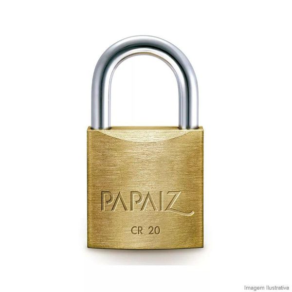 CADEADO PAPAIZ LATAO 20MM MESMO SEGREDO