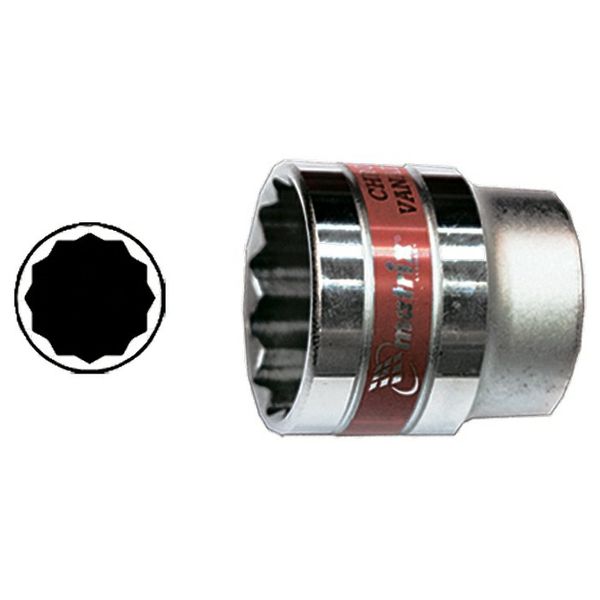 SOQUETE ESTRIADO 1/2 X 8MM CURTO STELS/MTX 1390855 