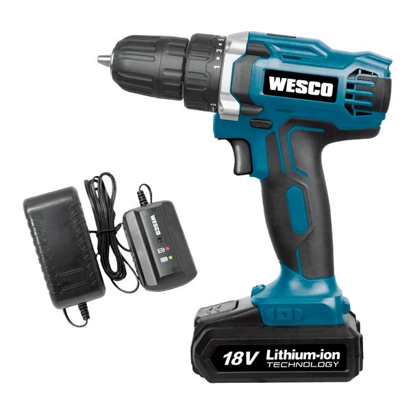 Parafusadeira e Furadeira a Bateria 18v 10mm Wesco WS2972