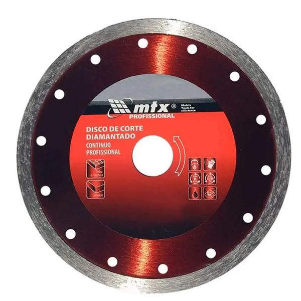 DISCO DIAMANTADO MTX 9" LISO 731929