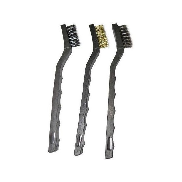 ESCOVA MANUAL PEQUENA ACO C/CB.PLASTICO JG 3PÇS 748609 MTX