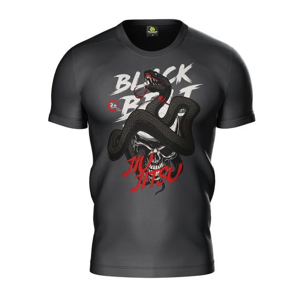 Camiseta Artes Marciais Jiu Jitsu Black Belt Team Six 