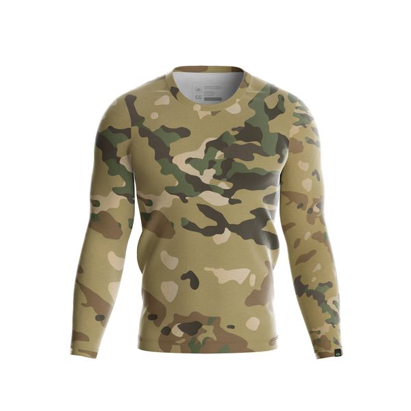 Camiseta Manga Longa Extreme Combat UV Team Six Multicam 