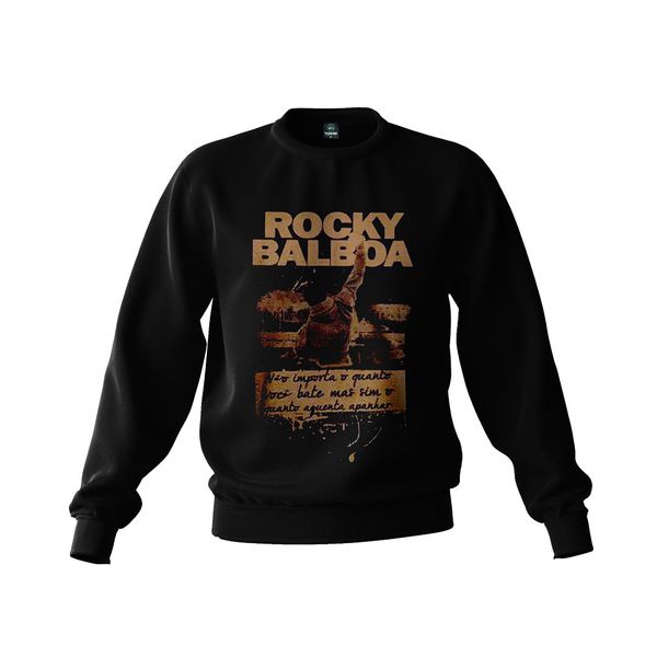 Casaco de moletom Masculino Básico Rocky Balboa