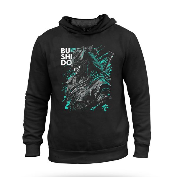 Casaco de Moletom Masculino com capuz Bushido Honra Team Six 
