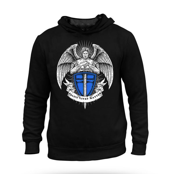 Casaco de moletom com capuz Militar Police live Matters Team Six