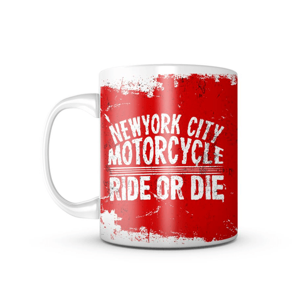 Caneca NY Motorcycle Ride Or Die 325ML