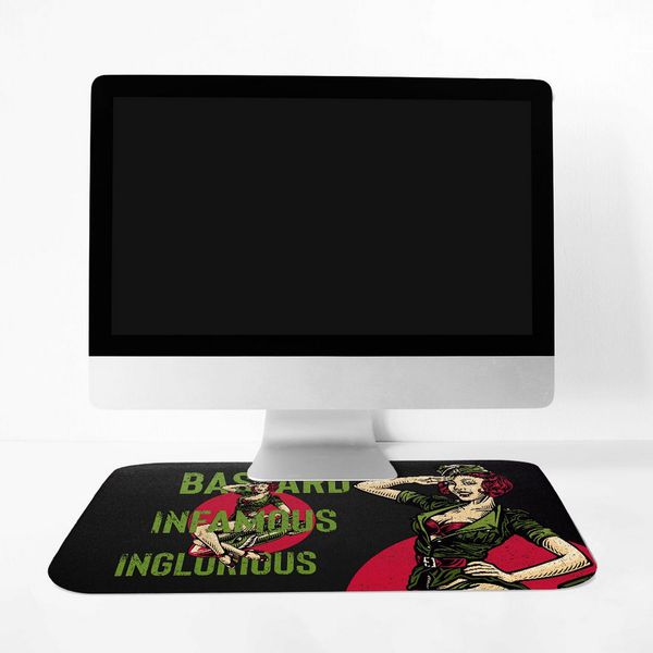 Mousepad Militar Instrutor Fritz Bastard Infamous Inglorius Team Six