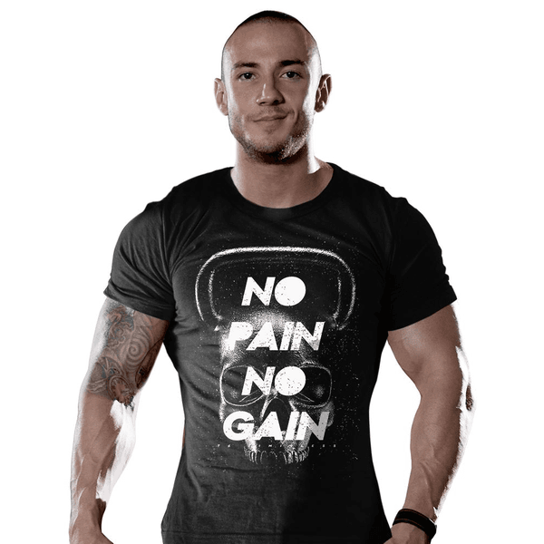 Camiseta Academia No Pain No Gain Skull