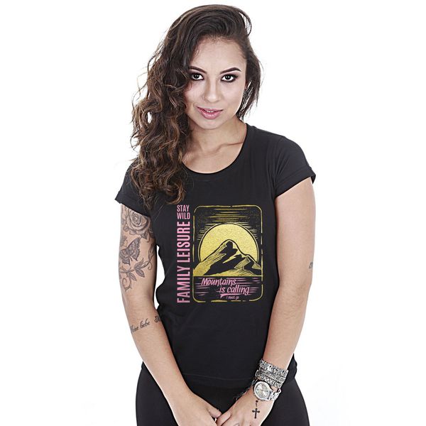 Camiseta Baby Look Feminina Outdoor Lifesure