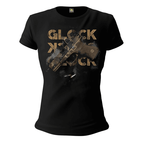 Camiseta Baby Look Feminina Squad T6 Instrutor Fritz Glock Multicam