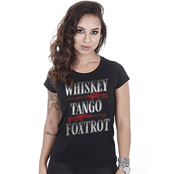 Camiseta Baby Look Feminina Squad T6 Instrutor Fritz Whiskey Tango Foxtrot