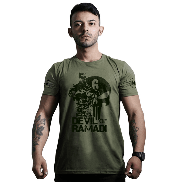 Camiseta Militar Devil Of Ramadi Team Six