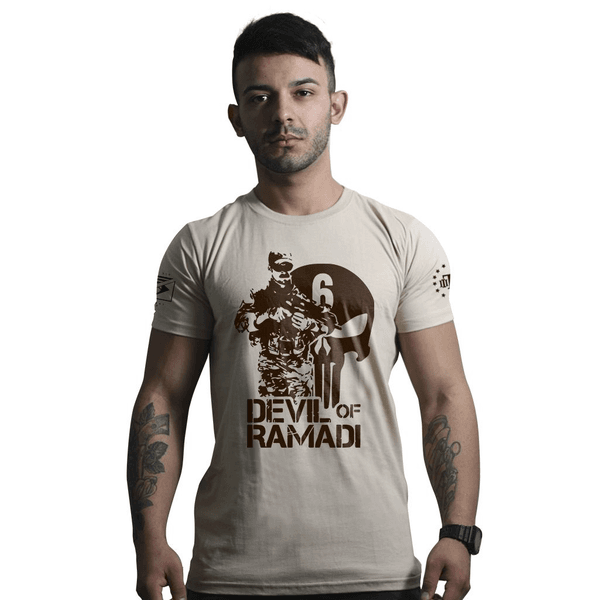 Camiseta Devil Of Ramadi Bege