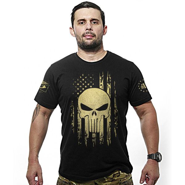Camiseta EUA Defence Punisher 
