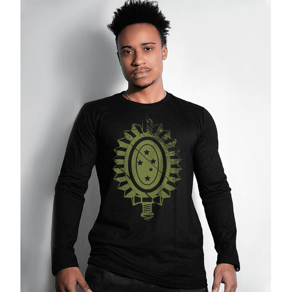 Camiseta Manga Longa Exército