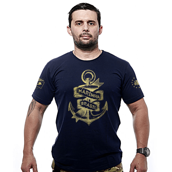 Camiseta Marinha do Brasil Gold Line