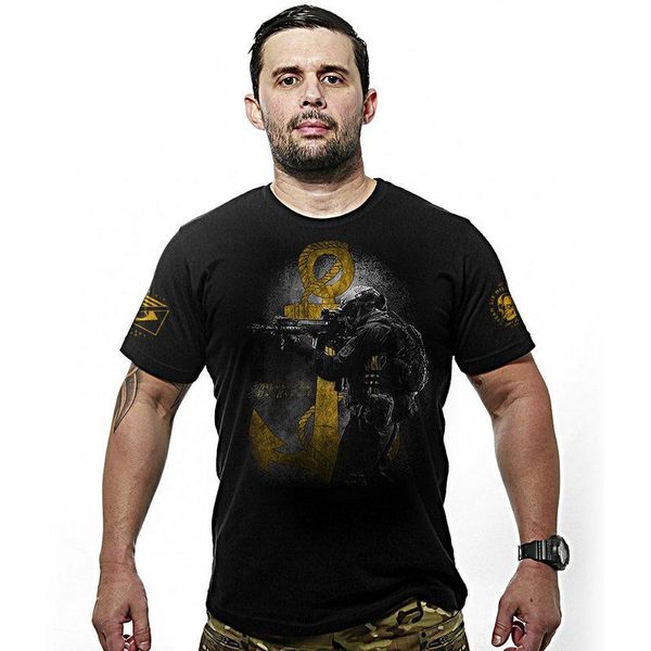 Camiseta Masculina Marinha Tactical Team Six.