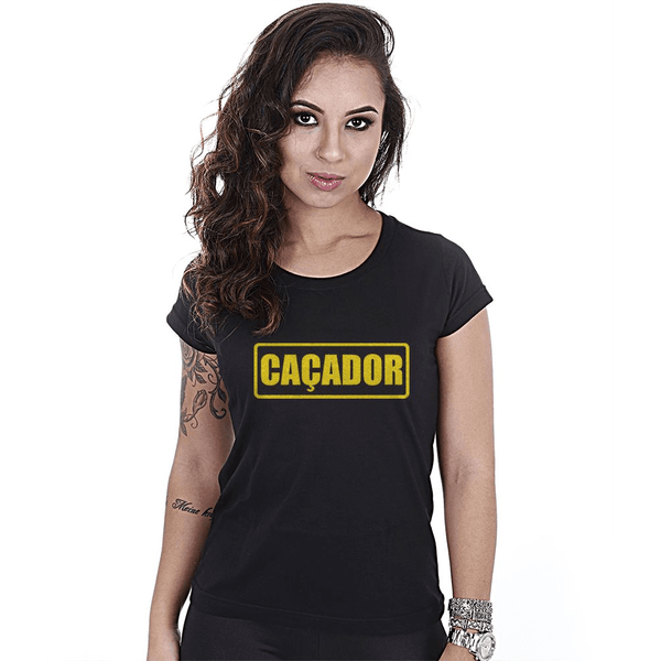 Camiseta Militar Baby Look Feminina CAC Caçador Team Six