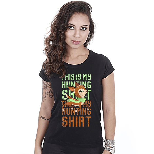 Camiseta Militar Baby Look Feminina Funny Hunting Shirt Team Six 