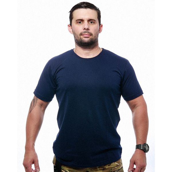 Camiseta Militar Básica Lisa Azul Team Six
